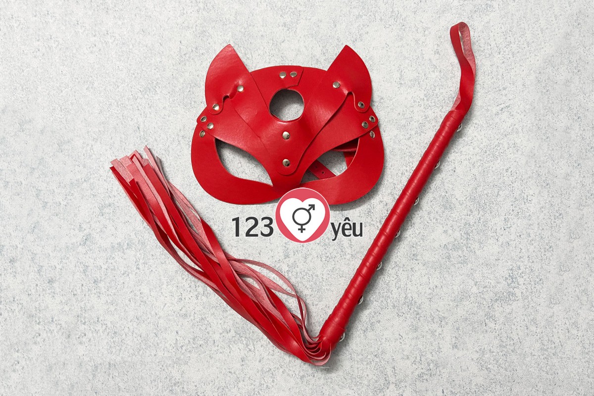 blank-196 Bộ bạo dâm 8 món mặt nạ 3 màu 1