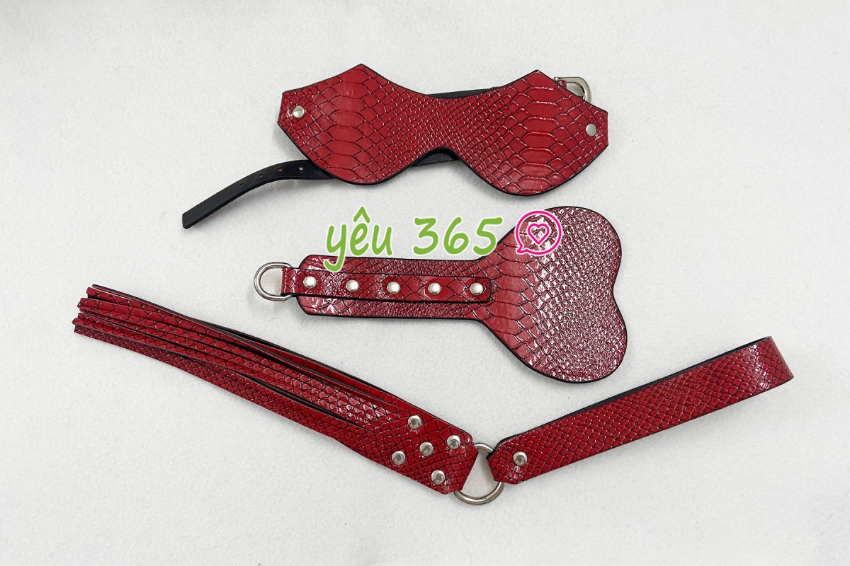 blank-194 Bộ Bạo Dâm 10 Món Vân Da Màu Đỏ Nồng Cháy 1