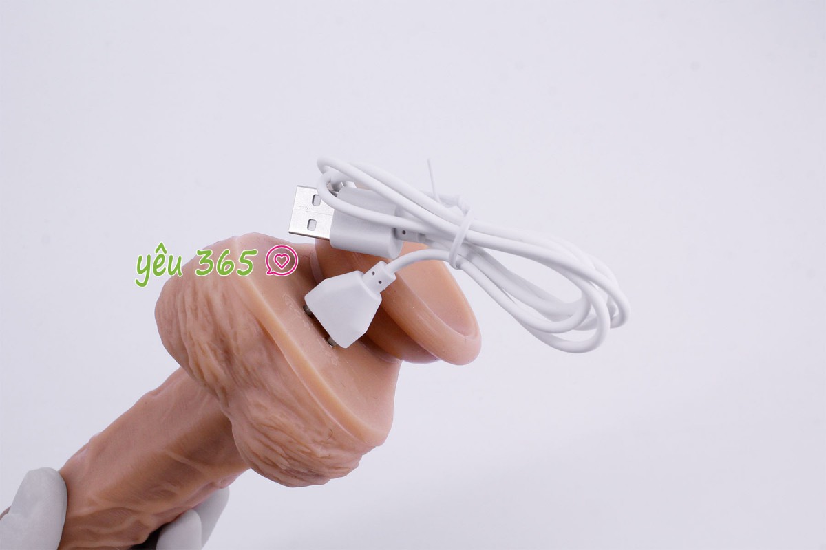 blank-386 Dương vật giả có dây đeo pin sạc điều khiển từ xa 5